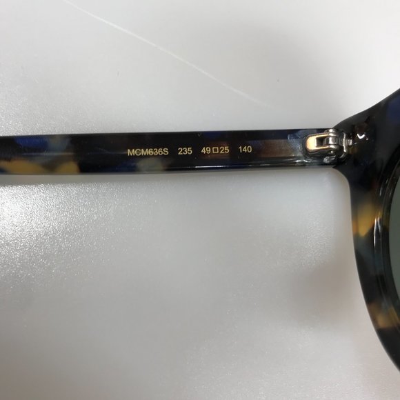 Brand New Authentic MCM 636S Unisex Sunglasses in Blue Havana - Picture 7 of 10